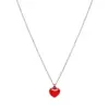 Κολιέ heart balloon από ασήμι 925 κόκκινη νανοκεραμική βαφή Ο2 550Κ