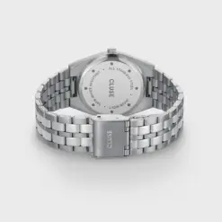 Ρολόι Cluse Retro 70's Steel, Light Blue, Silver Colour CW35102 10 CW35101 back Ρολόι Cluse Retro 70's Steel, Light Blue, Silver Colour CW35102 watchbox.gr