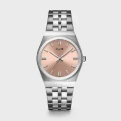 Ρολόι Cluse Retro 70's Steel, Light Salmon, Silver Colour CW35101