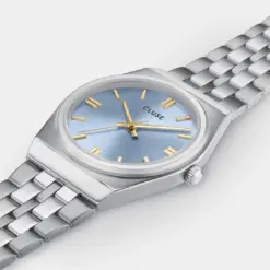Ρολόι Cluse Retro 70's Steel, Light Blue, Silver Colour CW35102 9 CW35102 detail Ρολόι Cluse Retro 70's Steel, Light Blue, Silver Colour CW35102 watchbox.gr