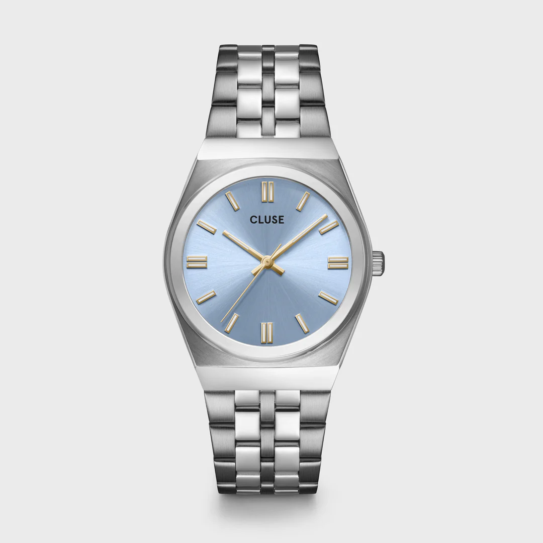 Ρολόι Cluse Retro 70's Steel, Light Blue, Silver Colour CW35102 3 Ρολόι Cluse Retro 70's Steel, Light Blue, Silver Colour CW35102