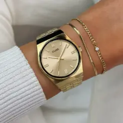 Alternative view of Ρολόι Cluse Retro 70's Steel, Full Gold Colour CW35104
