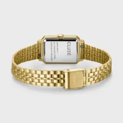 Ρολόι Cluse Fluette All Steel, Sage Green, Gold Colour 7 CW11514 back Ρολόι Cluse Fluette All Steel, Sage Green, Gold Colour watchbox.gr