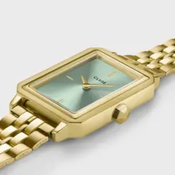 Ρολόι Cluse Fluette All Steel, Sage Green, Gold Colour 9 CW11514 detail Ρολόι Cluse Fluette All Steel, Sage Green, Gold Colour watchbox.gr