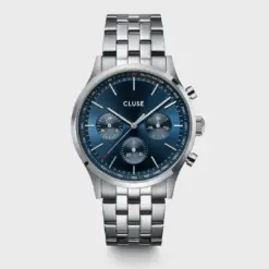 Ρολόι Cluse Anthéor Multifunction Steel Blue, Silver Colour CW21002