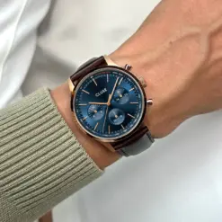 Alternative view of Ρολόι Cluse Anthéor Multifunction Leather Brown, Rose Gold Colour CW21009