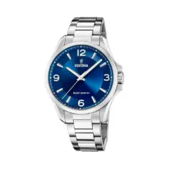 Festina Ανδρικό Ρολόι Ηλιακό με μπρασελέ F20656/2