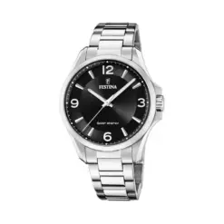 Festina Ανδρικό Ρολόι Ηλιακό με μπρασελέ F20656/4