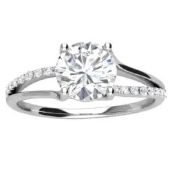 Γυναικείο δαχτυλίδι Brizzling με πέτρες Moissanite -BMR093 6 Γυναικείο δαχτυλίδι Brizzling με πέτρες Moissanite -BMR093 - Image 4