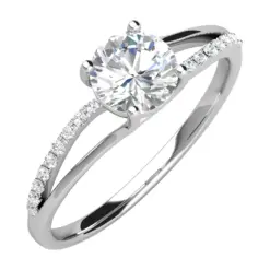 Γυναικείο δαχτυλίδι Brizzling με πέτρες Moissanite -BMR093