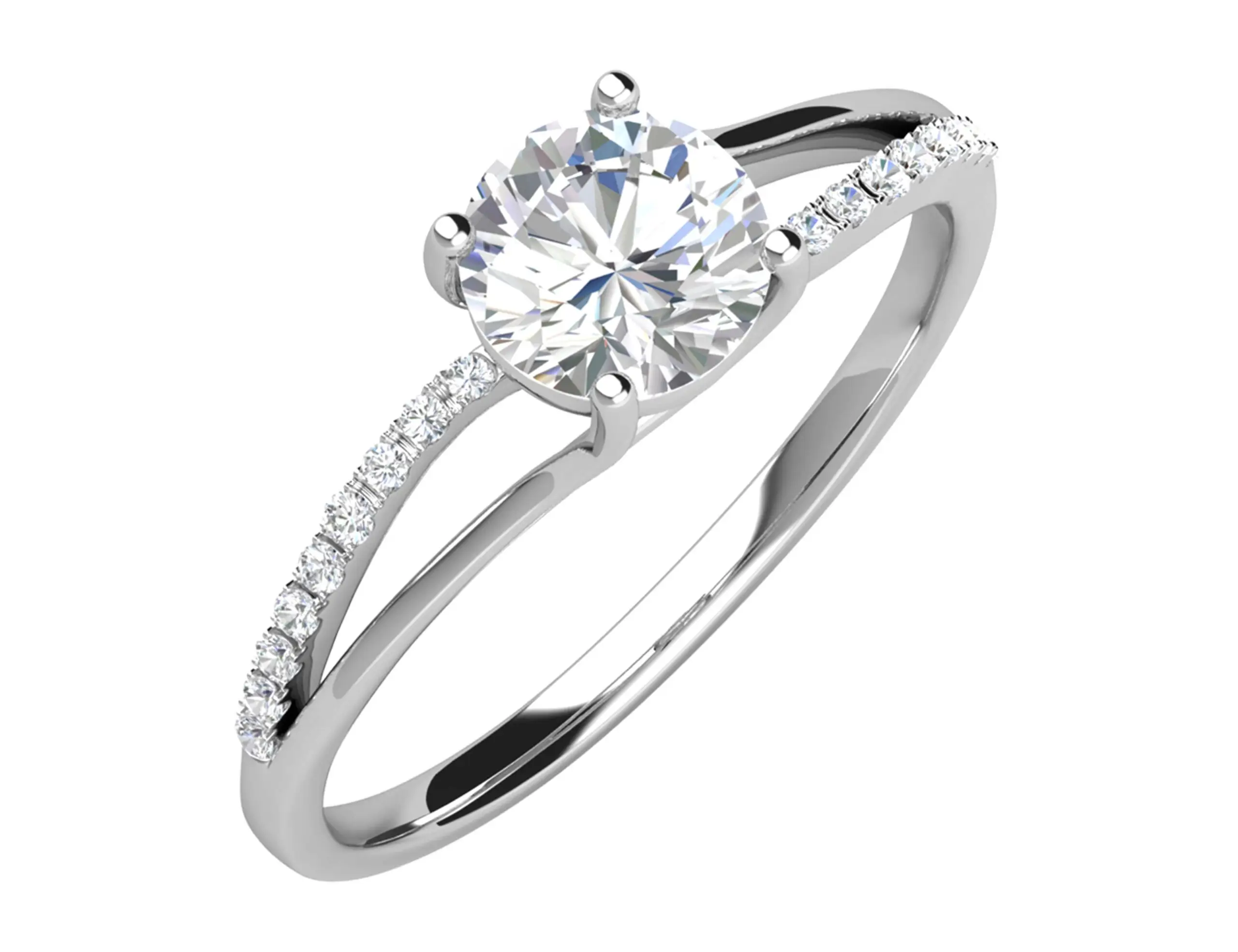 Γυναικείο δαχτυλίδι Brizzling με πέτρες Moissanite -BMR093 3 Γυναικείο δαχτυλίδι Brizzling με πέτρες Moissanite -BMR093