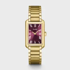 Ρολόι Cluse Belisenna Watch Steel, Wine, Gold Colour CW15004