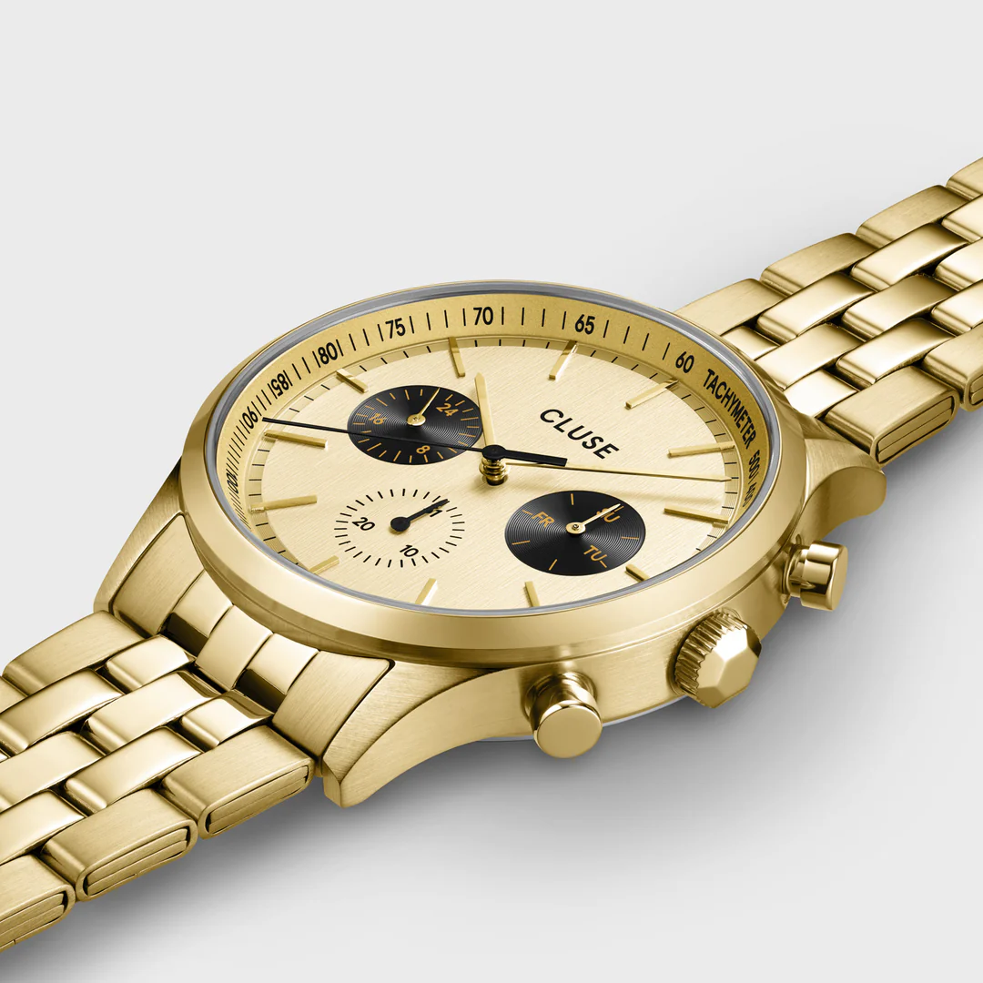 Ρολόι Cluse Anthéor Multifunction Steel , Full Gold Colour CW21006 4 Ρολόι Cluse Anthéor Multifunction Steel , Full Gold Colour CW21006 - Image 2