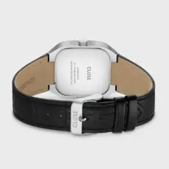Alternative view of Ρολόι Cluse Quadrus Leather, Black, Silver Colour CW25703