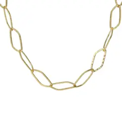 Κολιέ αλυσίδα Victoria Cruz από ασήμι 925 A5465-DG
