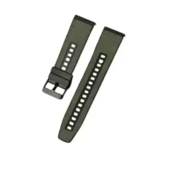 Σιλικόνης λουράκι Watchbox μαύρο - χακί