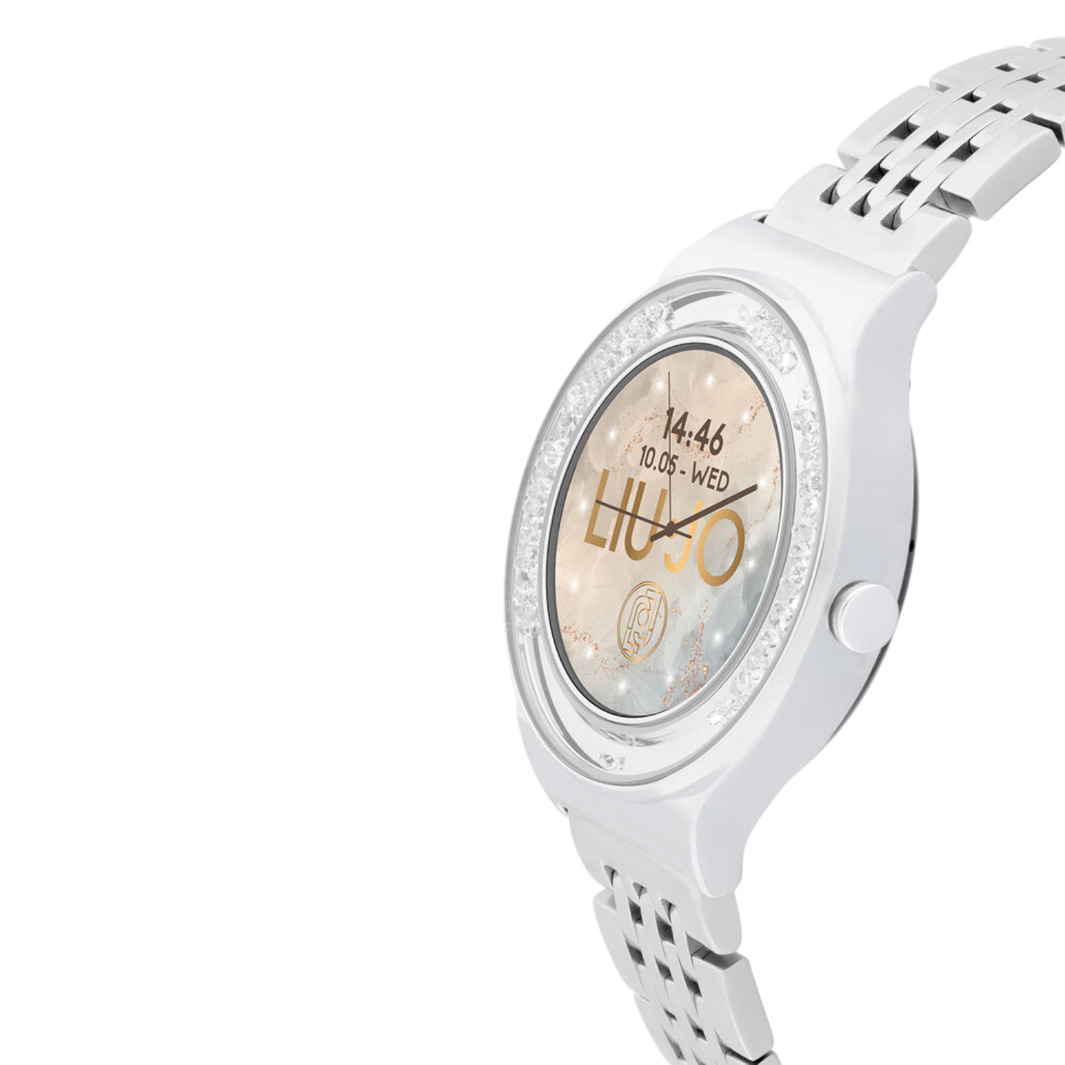 Ρολόι Smartwatch LIU JO με μπρασελέ σε ασημί χρώμα SWLJ205 4 8056216567105