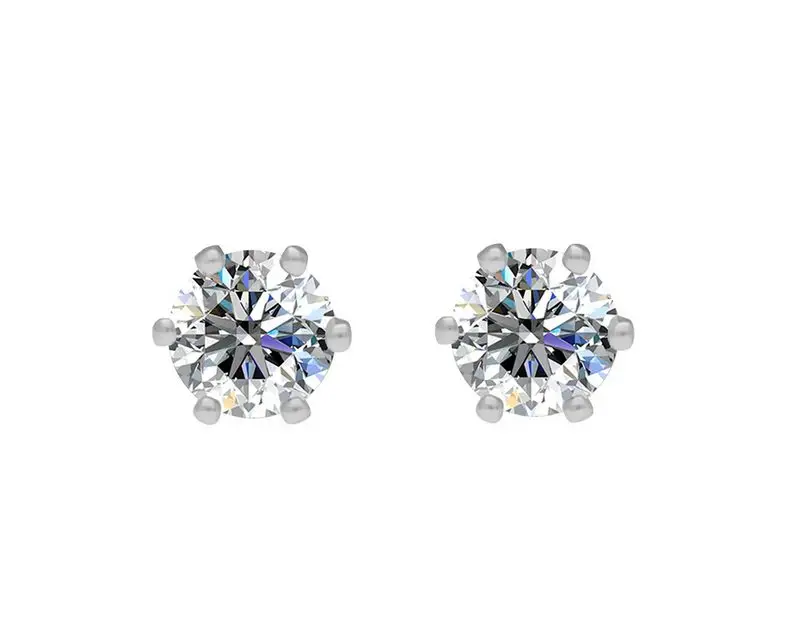 Γυναικεία καρφωτά σκουλαρίκια Brizzling με πέτρα Moissanite - BMCE049 3 Γυναικεία καρφωτά σκουλαρίκια Brizzling με πέτρα Moissanite - BMCE049