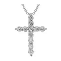 Γυναικείο κολιέ Brizzling με πέτρες Moissanite BMP2118