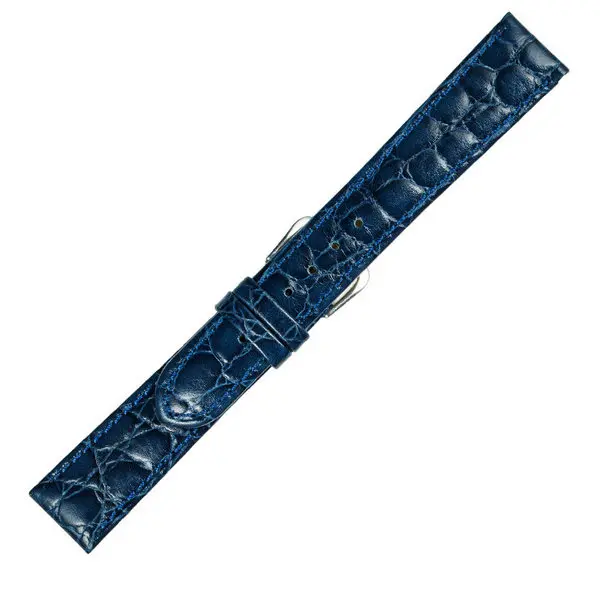 Δερμάτινο λουράκι κροκό WATCHBOX μπλε 18mm 3 Δερμάτινο λουράκι κροκό WATCHBOX μπλε 18mm