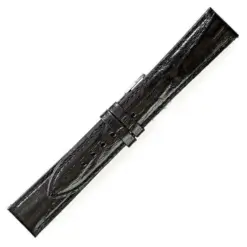 Δερμάτινο λουράκι XL WATCHBOX μαύρο 20mm