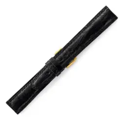 Δερμάτινο λουράκι WATCHBOX μαύρο 18mm