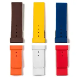 Alternative view of Σιλικόνης λουράκι Watchbox κόκκινο 18mm