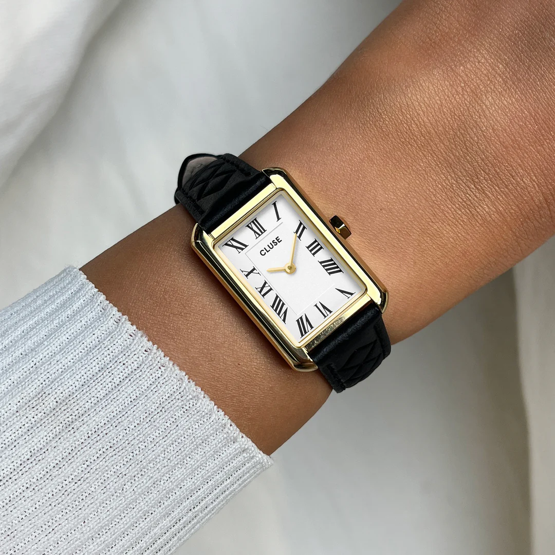 Ρολόι Cluse Belisenna Leather, Black Quilted, Gold Colour CW15005 5 Ρολόι Cluse Belisenna Leather, Black Quilted, Gold Colour CW15005 - Image 3