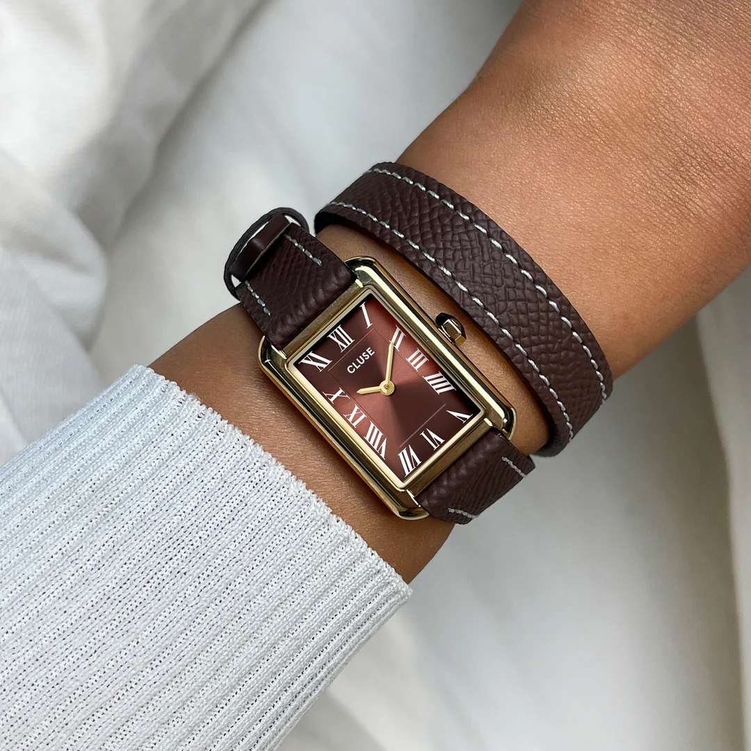 Ρολόι Cluse Belisenna Double Leather, Mocha Gold Colour CW15006 5 Ρολόι Cluse Belisenna Double Leather, Mocha Gold Colour CW15006 - Image 3