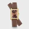 Ρολόι Cluse Belisenna Double Leather, Mocha Gold Colour CW15006 1 CW15006_frontal