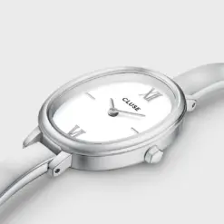 Ρολόι Cluse L'Ovale Steel, White, Silver Colour CW16102 9 Ρολόι Cluse L'Ovale Steel, White, Silver Colour CW16102 - watchbox.gr - Ρολόγια - Κοσμήματα