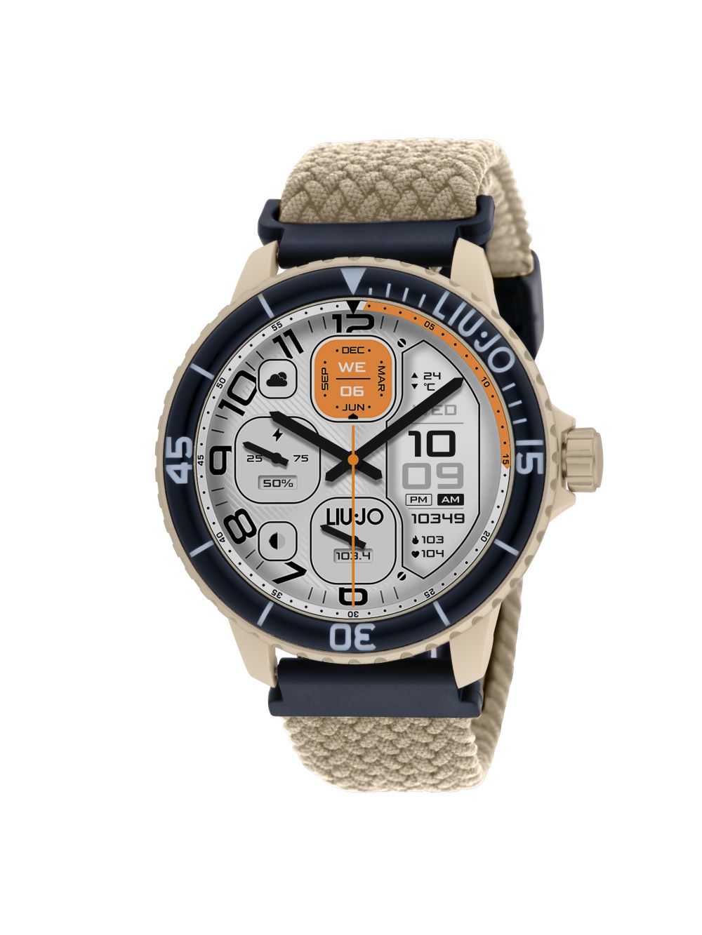 Ρολόι Smartwatch LIU JO με λουράκι σε μπεζ χρώμα SWLJ182 3 SWLJ182_1