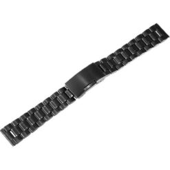 Μεταλλικό μπρασελέ WATCHBOX μαύρο 22mm