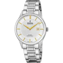 Festina Ελβετικό Ανδρικό Ρολόι με ατσάλινο μπρασελέ F20067/2 watchbox.gr Ρολόγια - Κοσμήματα