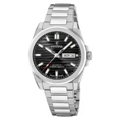 Festina Ελβετικό Ανδρικό Ρολόι με ατσάλινο μπρασελέ F20073/5 watchbox.gr - Ρολόγια - Κοσμήματα